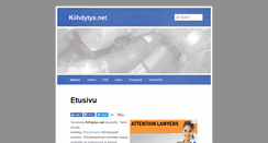 Desktop Screenshot of kiihdytys.net